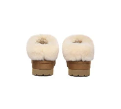 UGG Slippers Women Sheepskin Wool Collar Ankle Platform Ulrika 28 UGG Slippers Women Sheepskin Wool Collar Ankle Platform Ulrika -Shoe Store GL7A1492