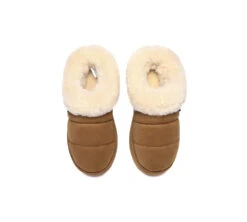 UGG Slippers Women Sheepskin Wool Collar Ankle Platform Ulrika 27 UGG Slippers Women Sheepskin Wool Collar Ankle Platform Ulrika -Shoe Store GL7A1504