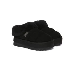 UGG Slippers Women Sheepskin Wool Collar Ankle Platform Ulrika 35 UGG Slippers Women Sheepskin Wool Collar Ankle Platform Ulrika -Shoe Store GL7A1540