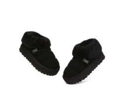 UGG Slippers Women Sheepskin Wool Collar Ankle Platform Ulrika 37 UGG Slippers Women Sheepskin Wool Collar Ankle Platform Ulrika -Shoe Store GL7A1544