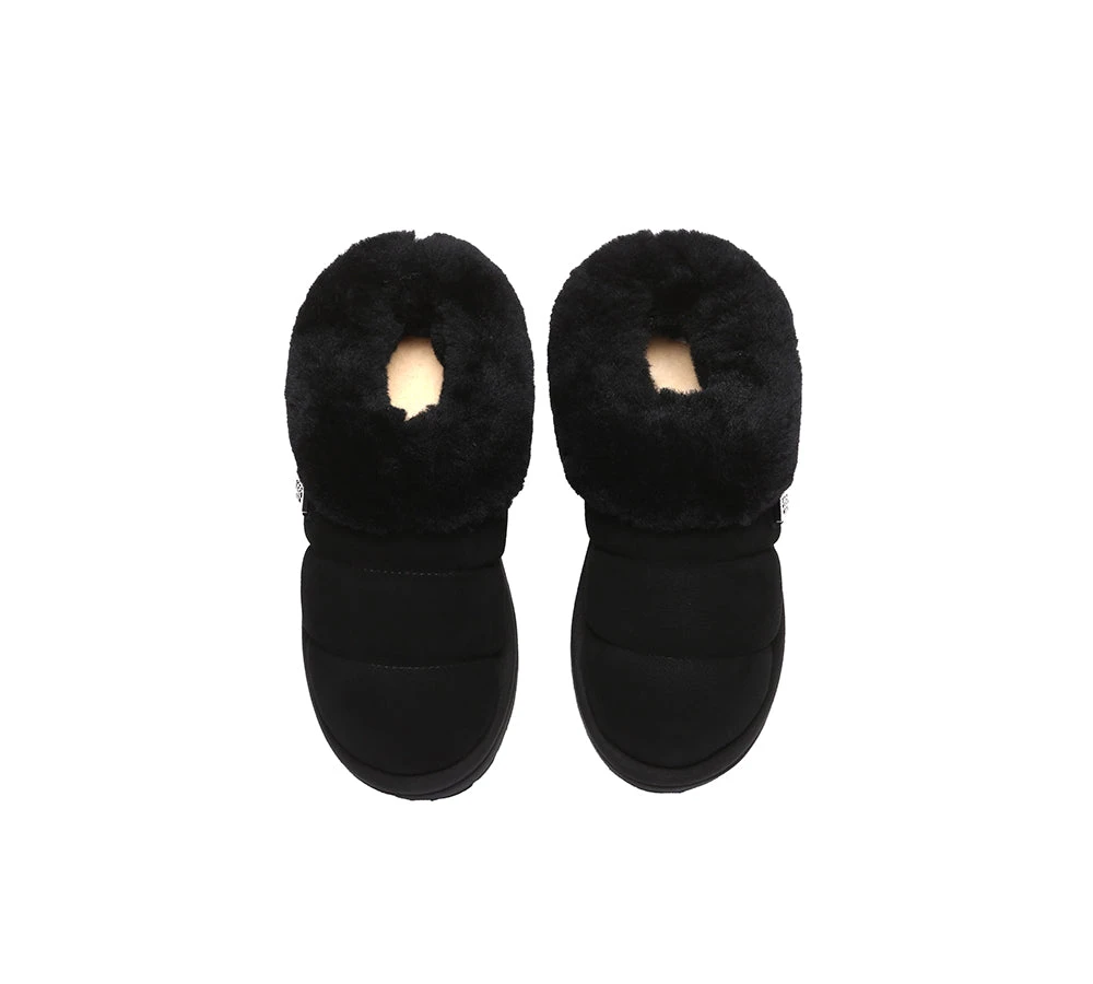 UGG Slippers Women Sheepskin Wool Collar Ankle Platform Ulrika 20 UGG Slippers Women Sheepskin Wool Collar Ankle Platform Ulrika - Image 18
