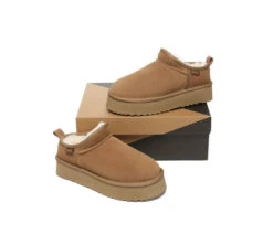 UGG Boots Low Cut Ankle Classic Platform Nano -Shoe Store GL7A1878