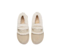 UGG Slippers Women Sheepskin Wool Ankle Rilee Loafers -Shoe Store GL7A2045