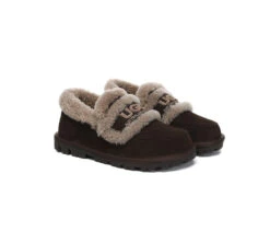 UGG Slippers Women Sheepskin Wool Ankle Rilee Loafers -Shoe Store GL7A2059