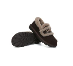 UGG Slippers Women Sheepskin Wool Ankle Rilee Loafers -Shoe Store GL7A2061