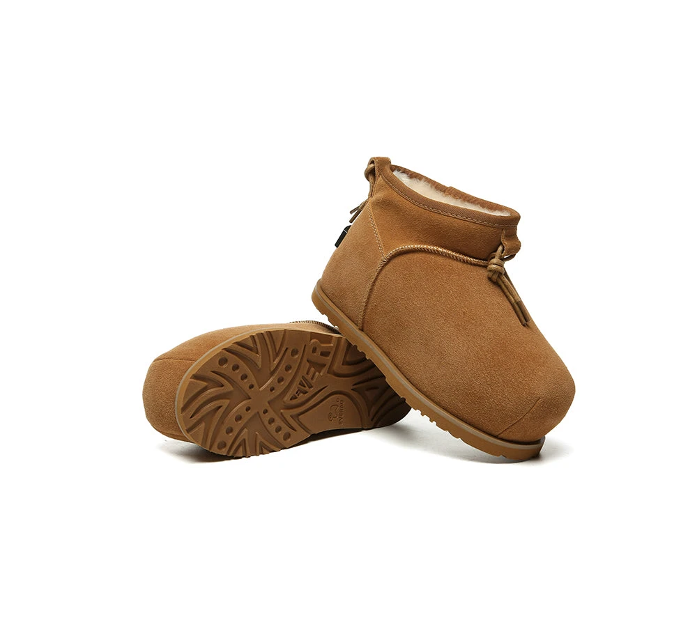 UGG Boots Women Sheepskin Wool Mini Ankle Euro Loaf Palmer 5 UGG Boots Women Sheepskin Wool Mini Ankle Euro Loaf Palmer - Image 3