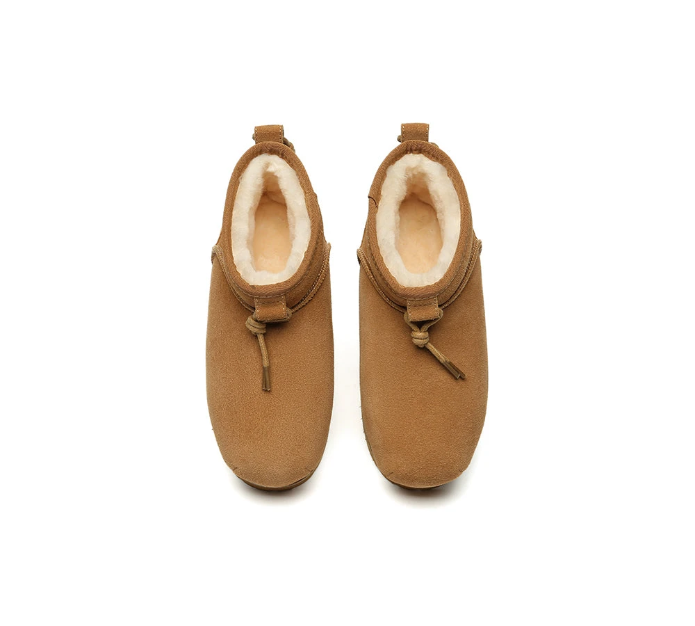 UGG Boots Women Sheepskin Wool Mini Ankle Euro Loaf Palmer 8 UGG Boots Women Sheepskin Wool Mini Ankle Euro Loaf Palmer - Image 6