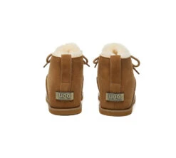 UGG Boots Women Sheepskin Wool Ankle Lace-Up Euro Loaf Paxton -Shoe Store GL7A2227