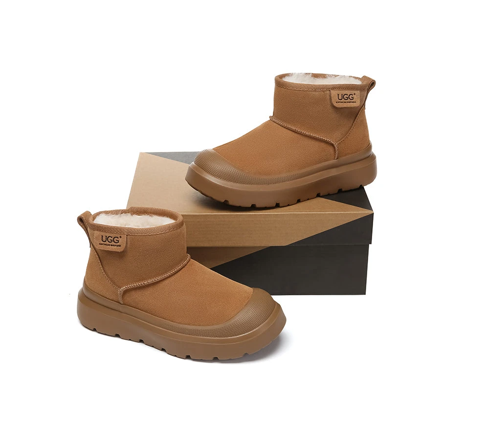 UGG Boots Sheepskin Wool Ankle Chunky Platform Harrison 6 UGG Boots Sheepskin Wool Ankle Chunky Platform Harrison - Image 4