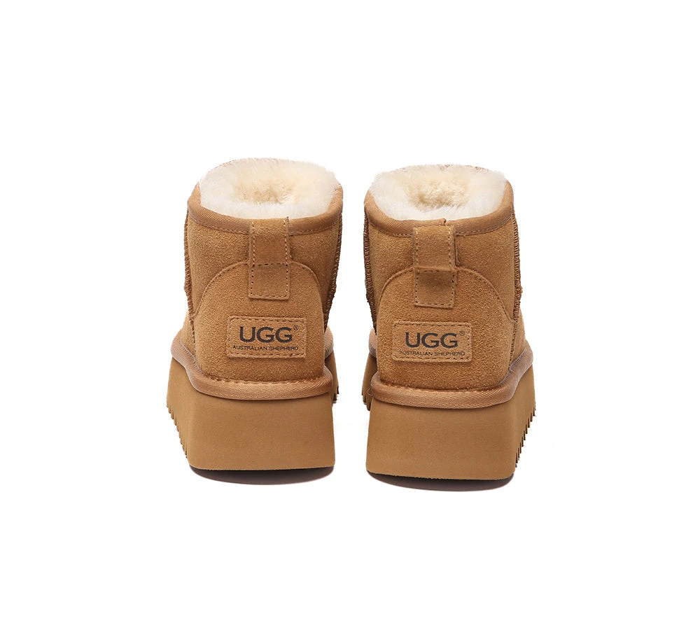 AUSTRALIAN SHEPHERD® UGG Boots Sheepskin Wool Ankle Platform Helia 7 AUSTRALIAN SHEPHERD® UGG Boots Sheepskin Wool Ankle Platform Helia - Image 5