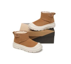 UGG Boots Sheepskin Wool Ankle Chunky Platform Harrison 24 UGG Boots Sheepskin Wool Ankle Chunky Platform Harrison -Shoe Store GL7A2632