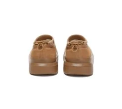 UGG Slippers Sheepskin Wool Drawstring Chunky Platform Harlow -Shoe Store GL7A2658