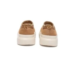 UGG Slippers Sheepskin Wool Drawstring Chunky Platform Harlow -Shoe Store GL7A2686
