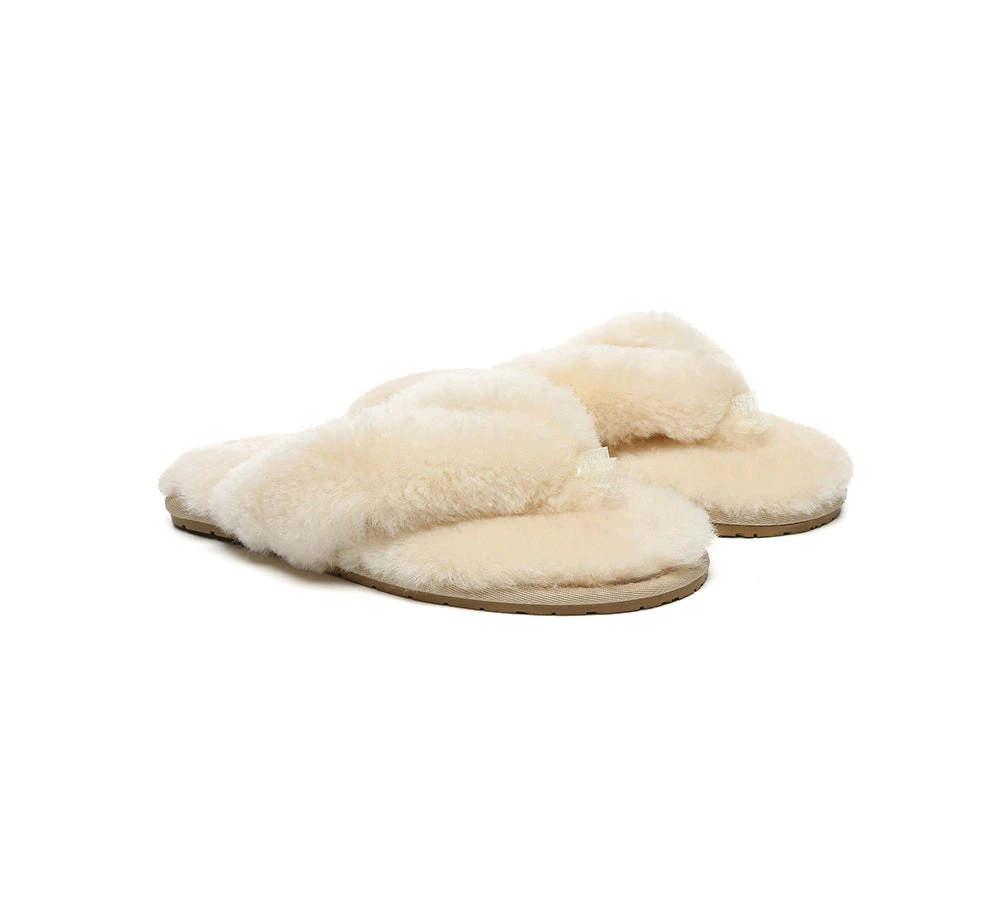UGG Thongs Women Fluffy Slides Farah 5 UGG Thongs Women Fluffy Slides Farah - Image 3