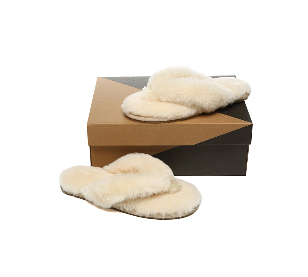 UGG Thongs Women Fluffy Slides Farah 7 UGG Thongs Women Fluffy Slides Farah - Image 5