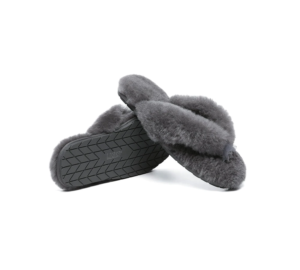 UGG Thongs Women Fluffy Slides Farah 12 UGG Thongs Women Fluffy Slides Farah - Image 10