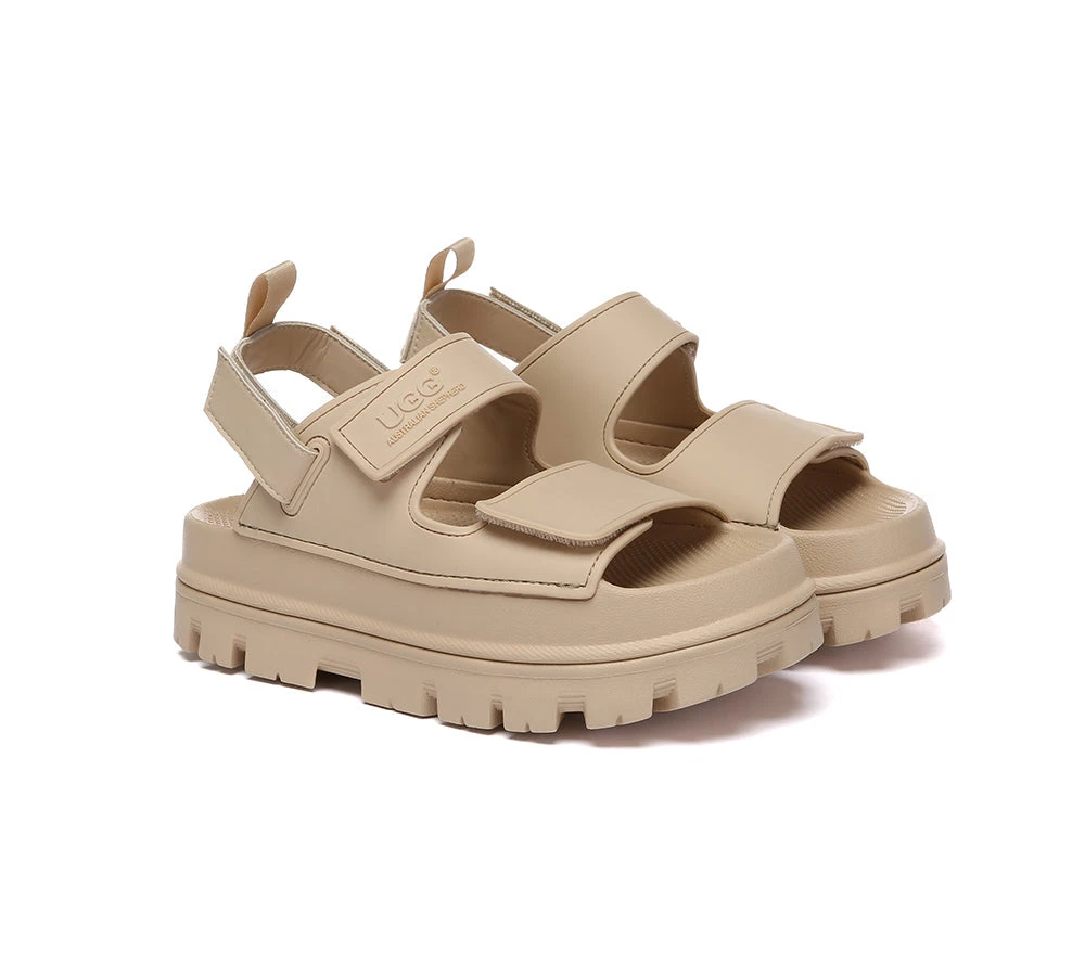 Women Adjustable Strap Slingback Chunky Platform Sandals Beatia 6 Women Adjustable Strap Slingback Chunky Platform Sandals Beatia - Image 4