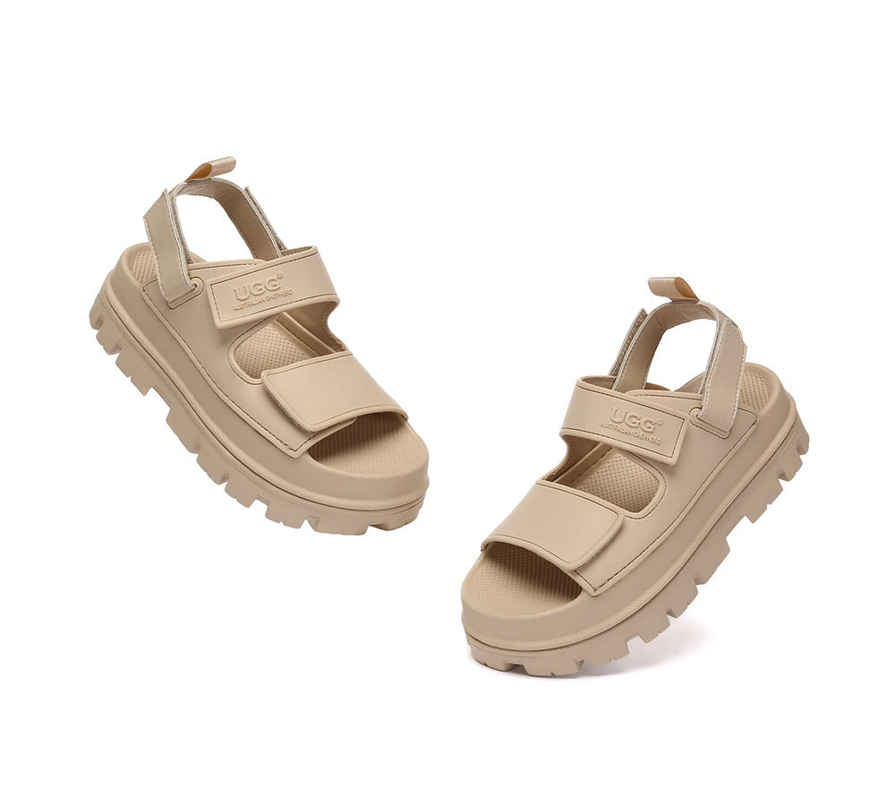 Women Adjustable Strap Slingback Chunky Platform Sandals Beatia 9 Women Adjustable Strap Slingback Chunky Platform Sandals Beatia - Image 7