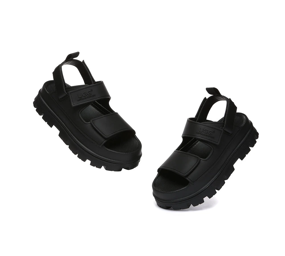 Women Adjustable Strap Slingback Chunky Platform Sandals Beatia 21 Women Adjustable Strap Slingback Chunky Platform Sandals Beatia - Image 19