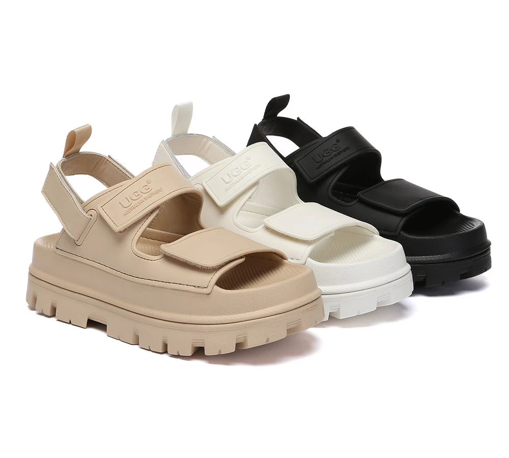 Women Adjustable Strap Slingback Chunky Platform Sandals Beatia 3 Women Adjustable Strap Slingback Chunky Platform Sandals Beatia