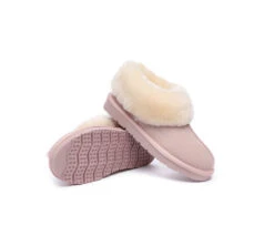 UGG Sheepskin Wool Suede Ankle Slippers Homey -Shoe Store GL7A3517