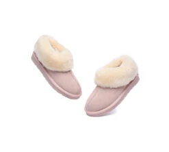 UGG Sheepskin Wool Suede Ankle Slippers Homey -Shoe Store GL7A3521