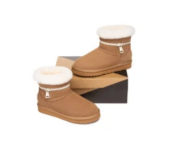 AUSTRALIAN SHEPHERD® UGG Boots Sheepskin Wool Shearling Ankle Lienn 24 AUSTRALIAN SHEPHERD® UGG Boots Sheepskin Wool Shearling Ankle Lienn -Shoe Store GL7A3613