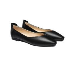 Women Leather Pointed Toe Ballet Flats Everly 38 Women Leather Pointed Toe Ballet Flats Everly -Shoe Store GL7A3823