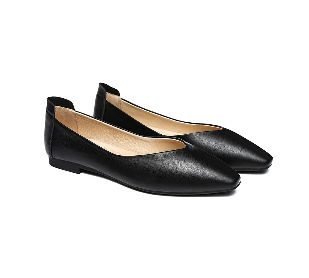 Women Leather Pointed Toe Ballet Flats Everly 19 Women Leather Pointed Toe Ballet Flats Everly - Image 17