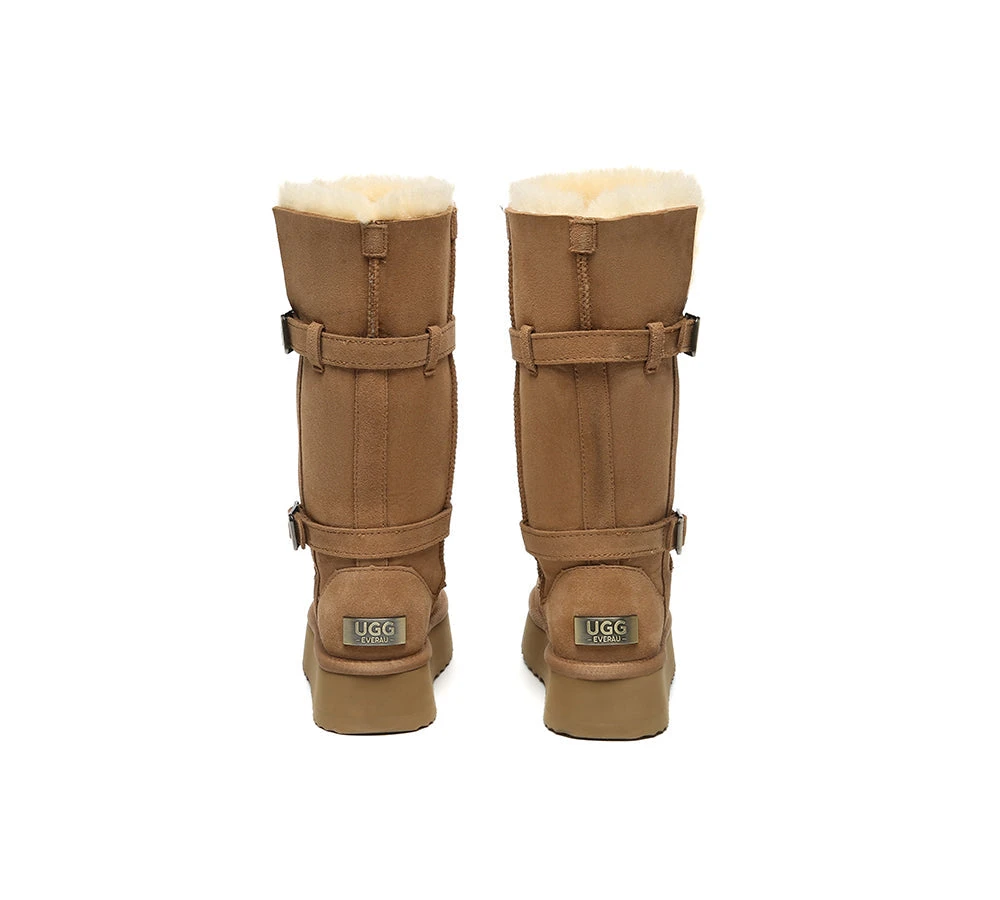 UGG Boots Women Sheepskin Wool Knee High Platform Tall Valerie 11 UGG Boots Women Sheepskin Wool Knee High Platform Tall Valerie - Image 9