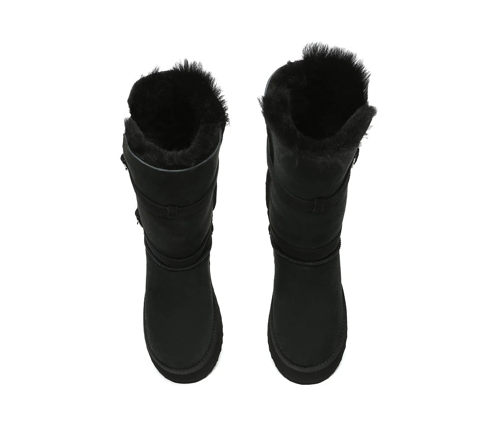 UGG Boots Women Sheepskin Wool Knee High Platform Tall Valerie 16 UGG Boots Women Sheepskin Wool Knee High Platform Tall Valerie - Image 14