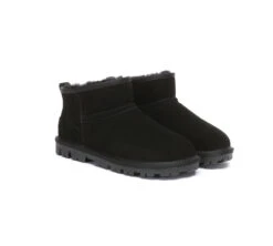 Women Sheepskin Wool Ankle Boots Chorin -Shoe Store GL7A4185