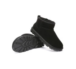 Women Sheepskin Wool Ankle Boots Chorin -Shoe Store GL7A4186