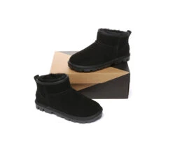 Women Sheepskin Wool Ankle Boots Chorin -Shoe Store GL7A4201