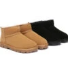 Women Sheepskin Wool Ankle Boots Chorin