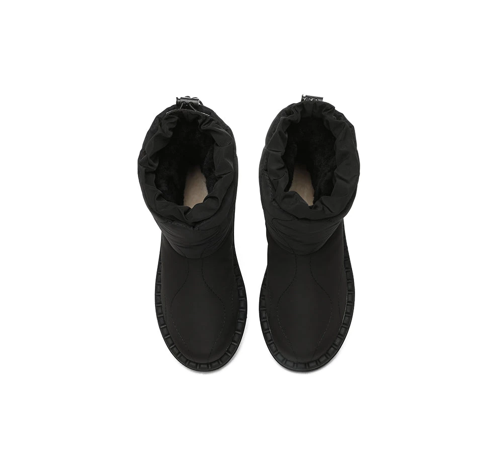 UGG Boots Women Sheepskin Wool Waterproof Drawstring Boots Sonita 21 UGG Boots Women Sheepskin Wool Waterproof Drawstring Boots Sonita - Image 19