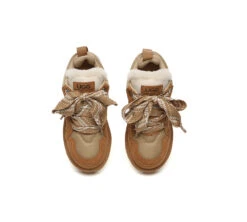 UGG Boots Sheepskin Wool Lace Up Platform Parkyr -Shoe Store GL7A6184