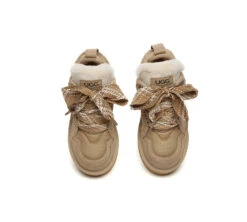 UGG Boots Sheepskin Wool Lace Up Platform Parkyr -Shoe Store GL7A6213