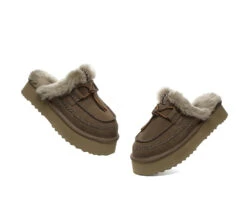 UGG Slippers Women Sheepskin Wool Platform Sammy 27 UGG Slippers Women Sheepskin Wool Platform Sammy -Shoe Store GL7A7046