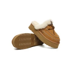 UGG Slippers Women Sheepskin Wool Platform Sammy 19 UGG Slippers Women Sheepskin Wool Platform Sammy -Shoe Store GL7A7062