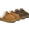 UGG Slippers Women Sheepskin Wool Platform Sammy 1 UGG Slippers Women Sheepskin Wool Platform Sammy -Shoe Store GL7A7076