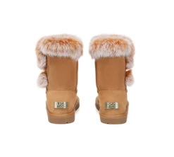 UGG Boots Women Sheepskin Wool Collar Short Button Donna 23 UGG Boots Women Sheepskin Wool Collar Short Button Donna -Shoe Store GL7A7095