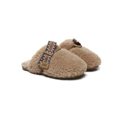 UGG Slippers Women Sheepskin Wool Bow Cecil 24 UGG Slippers Women Sheepskin Wool Bow Cecil -Shoe Store GL7A7662