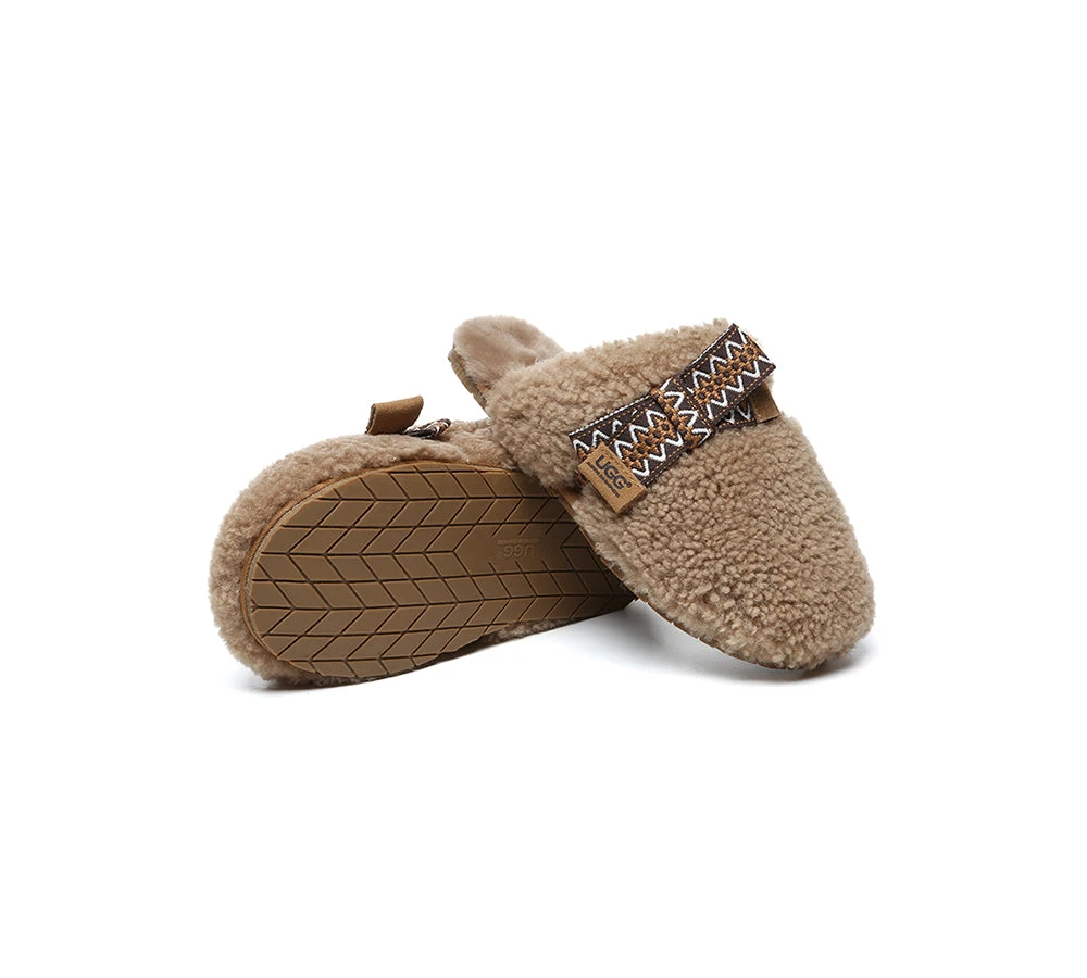 UGG Slippers Women Sheepskin Wool Bow Cecil 12 UGG Slippers Women Sheepskin Wool Bow Cecil - Image 10
