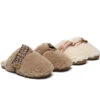 UGG Slippers Women Sheepskin Wool Bow Cecil 2 UGG Slippers Women Sheepskin Wool Bow Cecil -Shoe Store GL7A7695