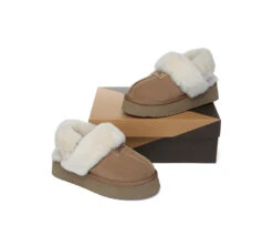 UGG Slippers Women Removable Wool Strap Slingback Platform Suzie 26 UGG Slippers Women Removable Wool Strap Slingback Platform Suzie -Shoe Store GL7A8471
