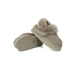 UGG Slippers Women Removable Wool Strap Slingback Platform Suzie 32 UGG Slippers Women Removable Wool Strap Slingback Platform Suzie -Shoe Store GL7A8500