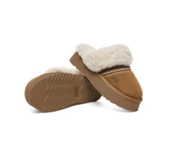 UGG Slippers Sheepskin Wool Knitted Platform Isle 18 UGG Slippers Sheepskin Wool Knitted Platform Isle -Shoe Store GL7A8589