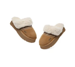 UGG Slippers Sheepskin Wool Knitted Platform Isle 20 UGG Slippers Sheepskin Wool Knitted Platform Isle -Shoe Store GL7A8603