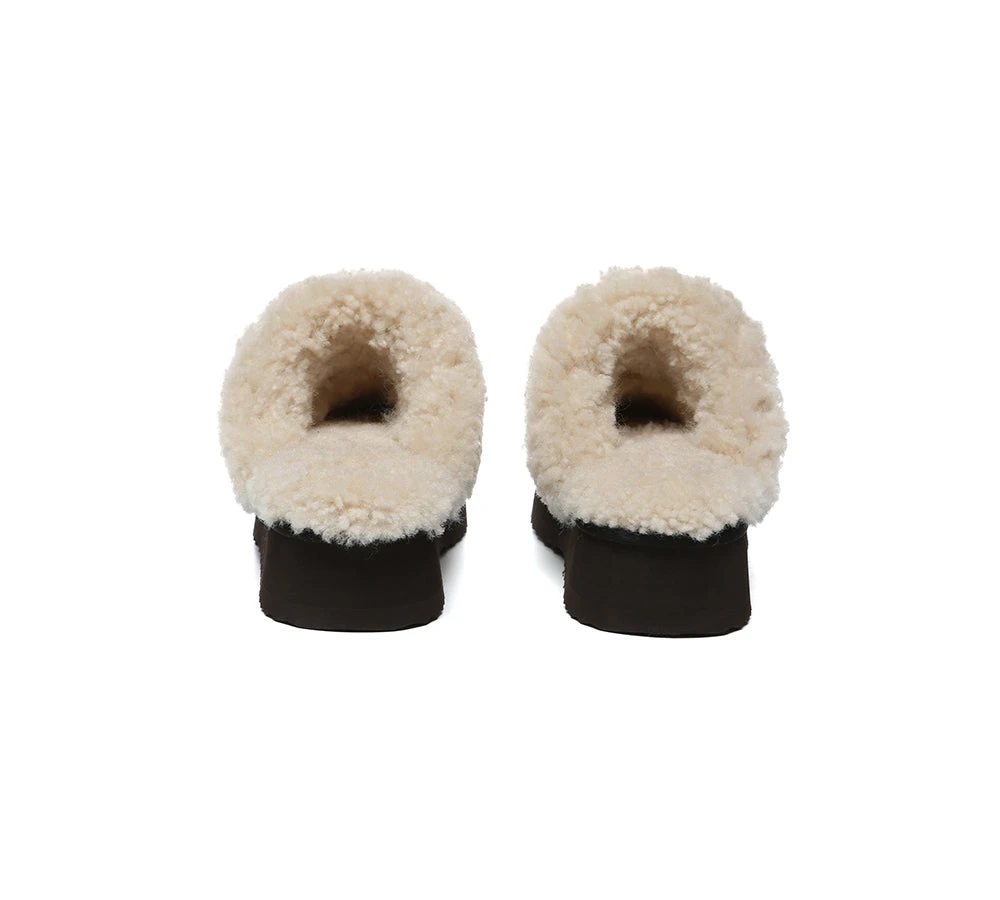 UGG Slippers Sheepskin Wool Knitted Platform Isle 15 UGG Slippers Sheepskin Wool Knitted Platform Isle - Image 13